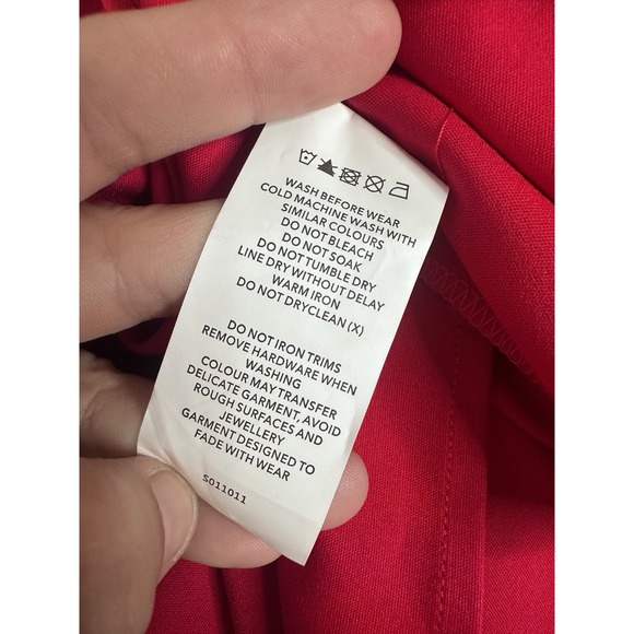 NEW ShowPo You Got Nothing To Prove Strappy A-Line Mini Dress Red Sz 4 Valentine - Picture 10 of 10